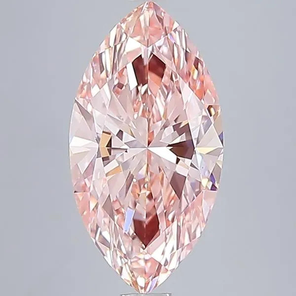 5.00ct Marquise Lab Grown Diamond (Colour Fancy Vivid Pink, Clarity VS1, IGI Certified)