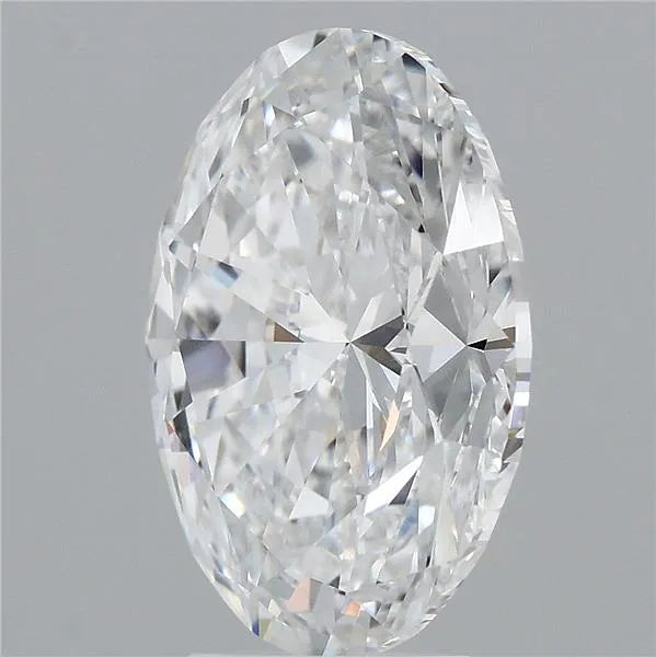5.00ct Oval Lab Grown Diamond (Colour D, Clarity VVS2, IGI Certified)
