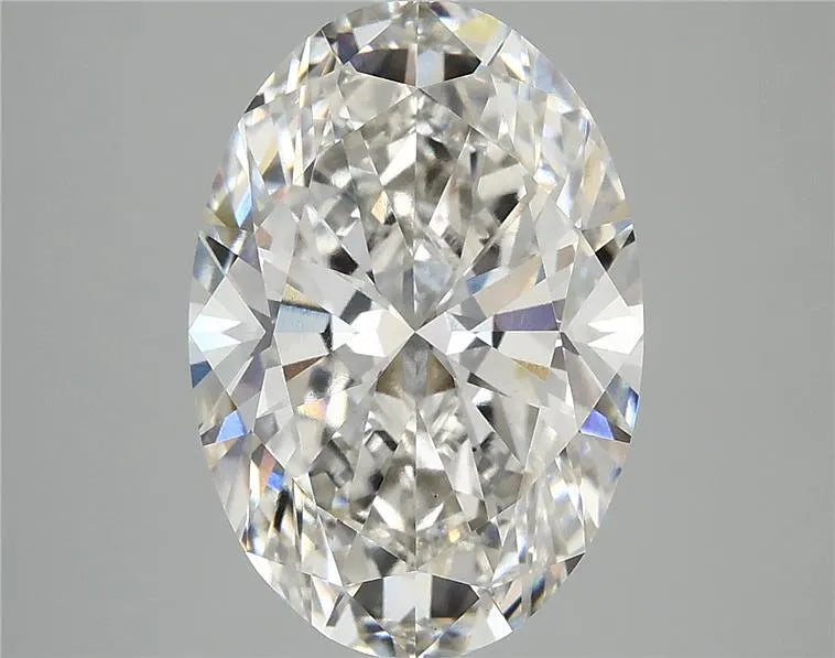 5.00ct Oval Lab Grown Diamond (Colour G, Clarity VVS2, IGI Certified)