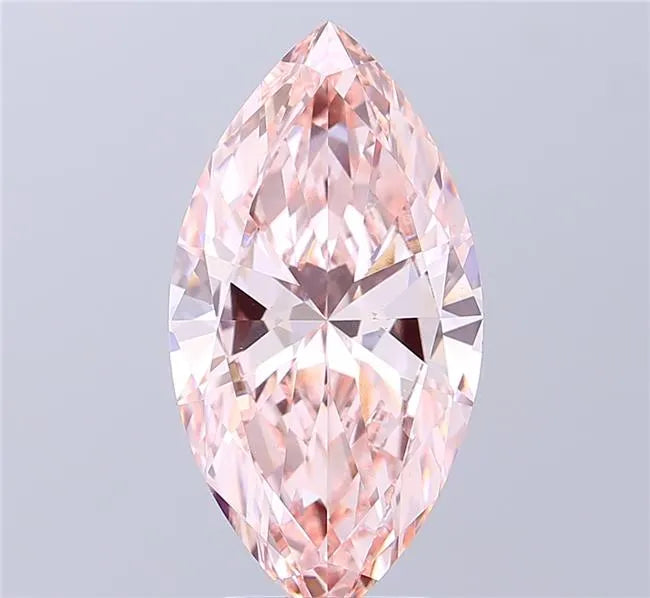 5.01ct Marquise Lab Grown Diamond (Colour Fancy Intense Pink, Clarity VS1, IGI Certified)