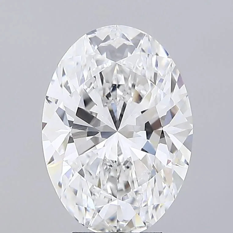 5.01ct Oval Lab Grown Diamond (Colour E, Clarity VVS2, IGI Certified)