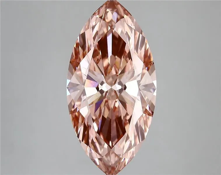 5.02ct Marquise Lab Grown Diamond (Colour Fancy Vivid Pink, Clarity VS1, IGI Certified)