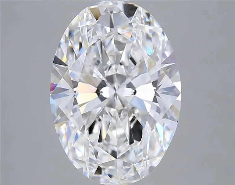 5.02ct Oval Lab Grown Diamond (Colour D, Clarity VVS2, IGI Certified)