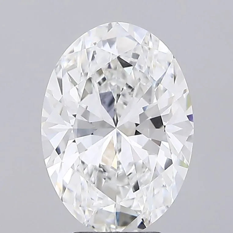 5.02ct Oval Lab Grown Diamond (Colour E, Clarity VVS2, IGI Certified)