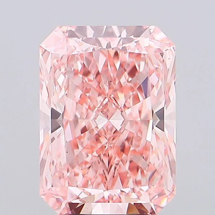 5.02ct Radiant Lab Grown Diamond (Colour Fancy Vivid Pink, Clarity VS1, IGI Certified)