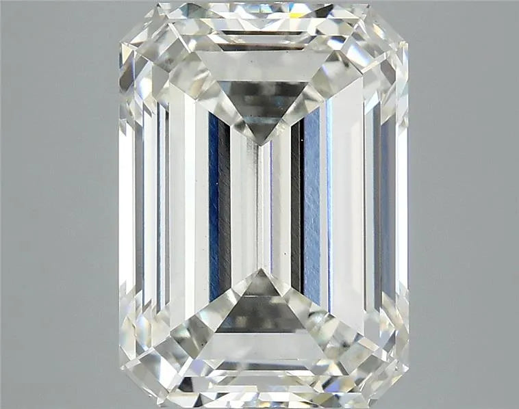 5.04ct Emerald Lab Grown Diamond (Colour G, Clarity VS1, IGI Certified)