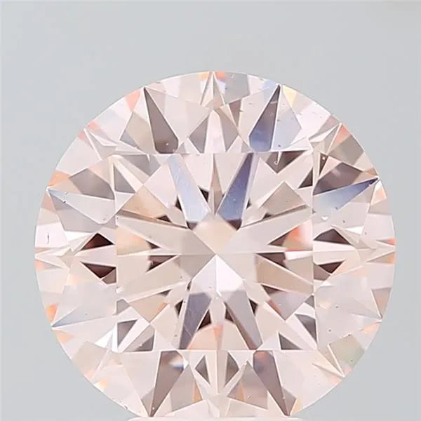 5.05ct Round Lab Grown Diamond (Colour Fancy Pink, Clarity VS1, Cut ID, IGI Certified)