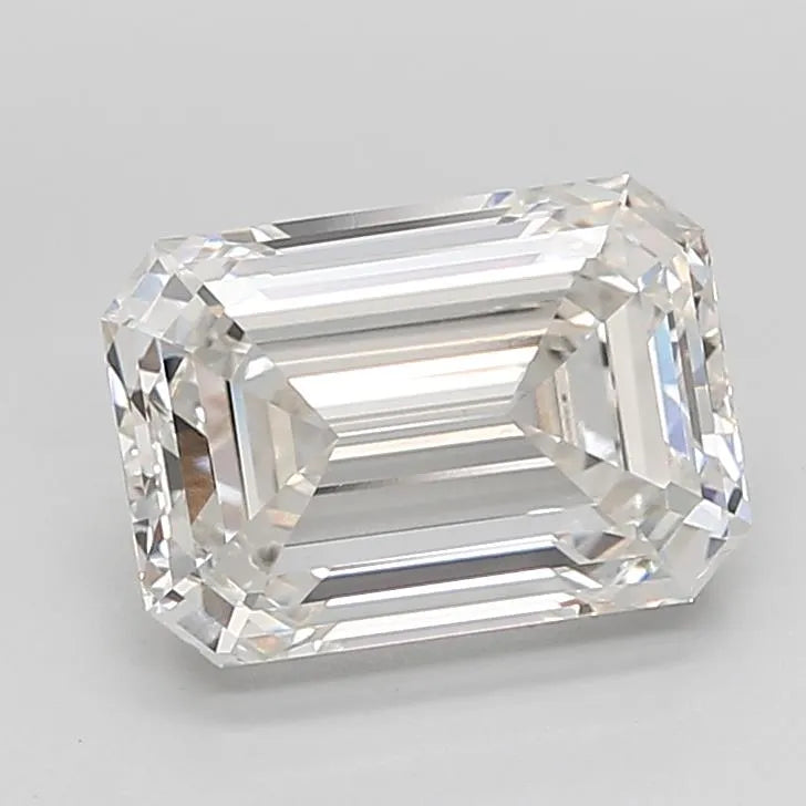 5.06ct Emerald Lab Grown Diamond (Colour G, Clarity VVS2, IGI Certified)