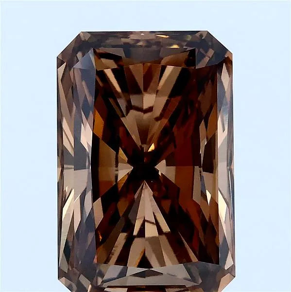 5.06ct Radiant Lab Grown Diamond (Colour Fancy Brown, Clarity VVS2, IGI Certified)
