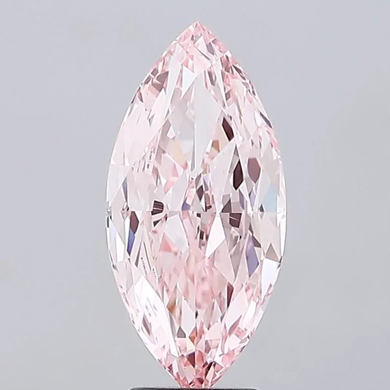 5.07ct Marquise Lab Grown Diamond (Colour Fancy Intense Pink, Clarity VVS2, IGI Certified)