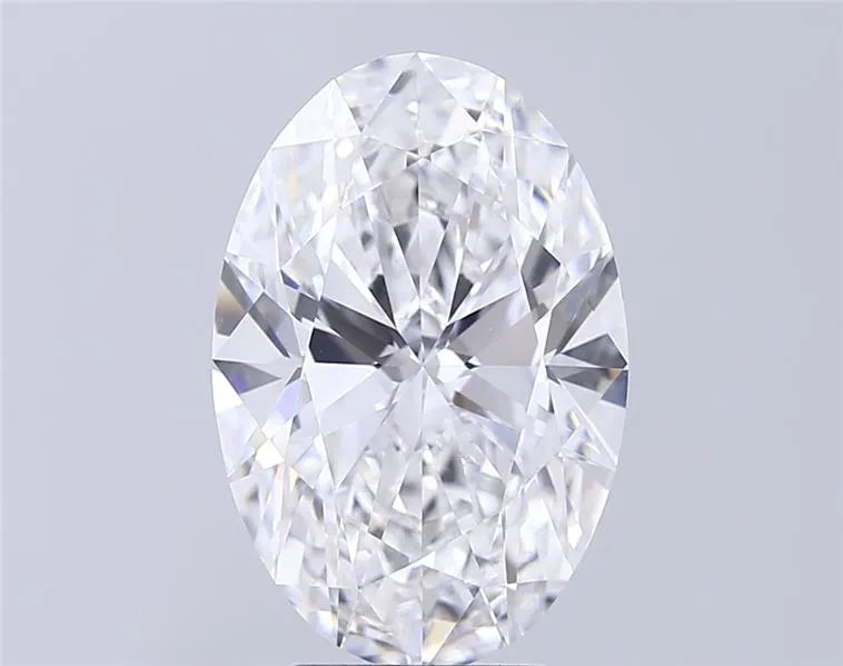 5.07ct Oval Lab Grown Diamond (Colour E, Clarity VVS1, IGI Certified)