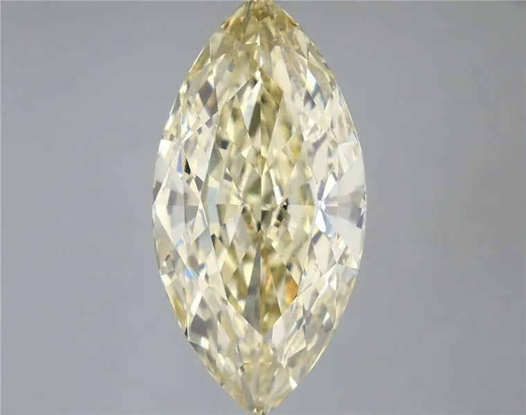 5.08ct Marquise Lab Grown Diamond (Colour Fancy Yellow, Clarity VVS2, IGI Certified)