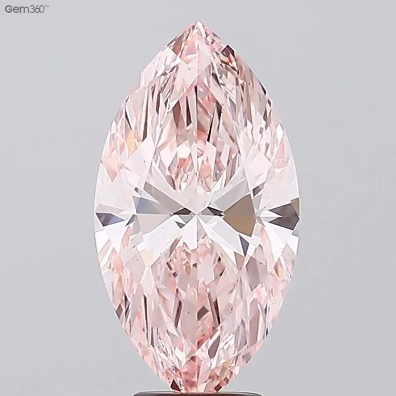 5.09ct Marquise Lab Grown Diamond (Colour Fancy Intense Pink, Clarity VS1, IGI Certified)