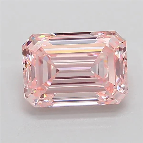 5.10ct Emerald Lab Grown Diamond (Colour Fancy Intense Pink, Clarity VVS2, IGI Certified)