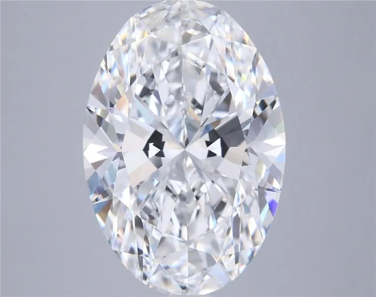 5.15ct Oval Lab Grown Diamond (Colour D, Clarity VVS1, IGI Certified)