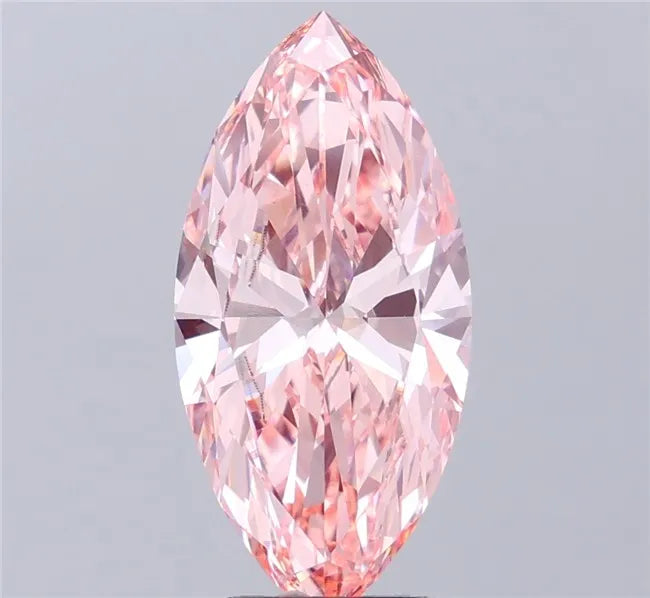 5.30ct Marquise Lab Grown Diamond (Colour Fancy Intense Pink, Clarity VVS2, IGI Certified)