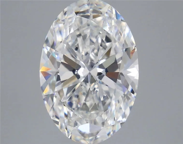 5.36ct Oval Lab Grown Diamond (Colour E, Clarity VVS2, IGI Certified)