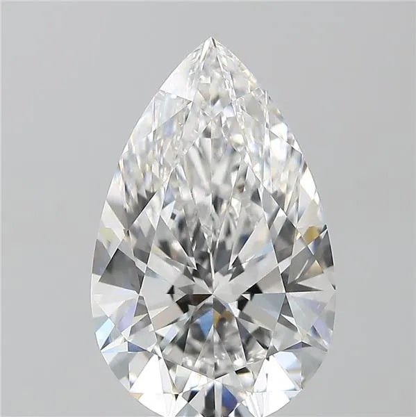 5.46ct Pear Lab Grown Diamond (Colour E, Clarity VVS2, IGI Certified)