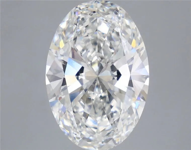 5.71ct Oval Lab Grown Diamond (Colour E, Clarity VVS2, IGI Certified)