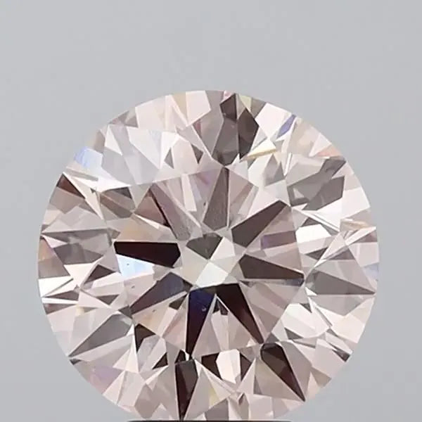 6.00ct Round Lab Grown Diamond (Colour Fancy Pink, Clarity VS1, Cut ID, IGI Certified)