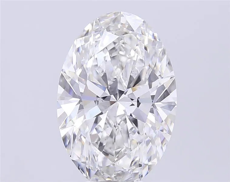 6.02ct Oval Lab Grown Diamond (Colour F, Clarity VVS2, IGI Certified)