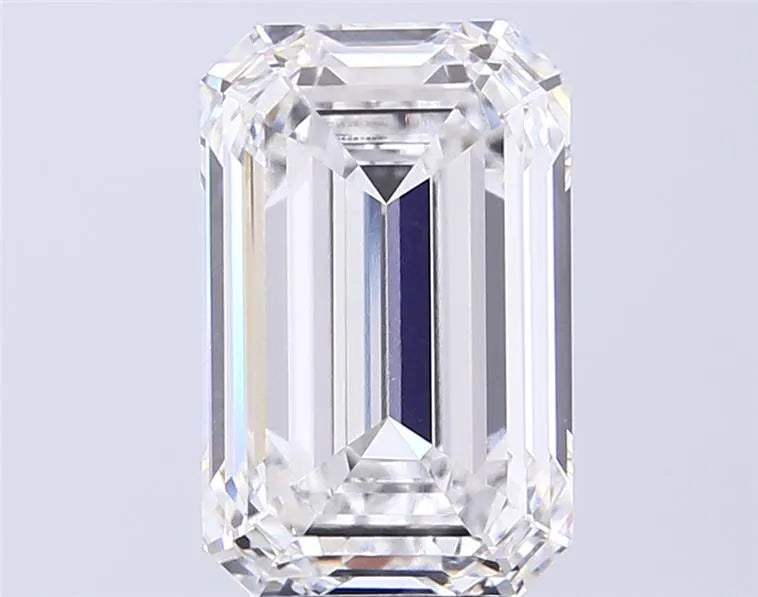6.05ct Emerald Lab Grown Diamond (Colour E, Clarity VVS1, IGI Certified)