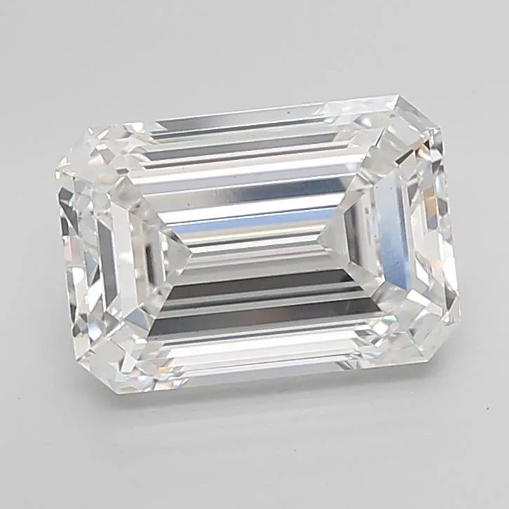 6.06ct Emerald Lab Grown Diamond (Colour F, Clarity VS1, IGI Certified)