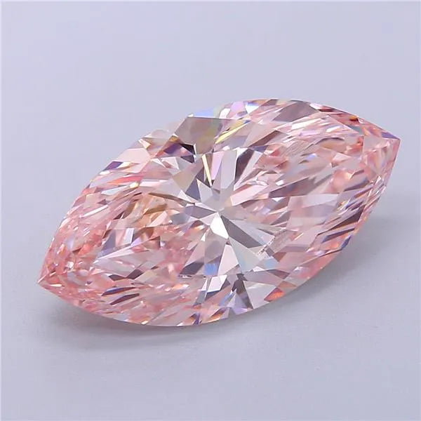6.07ct Marquise Lab Grown Diamond (Colour Fancy Intense Pink, Clarity VVS2, IGI Certified)