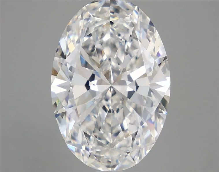6.09ct Oval Lab Grown Diamond (Colour E, Clarity VVS2, IGI Certified)