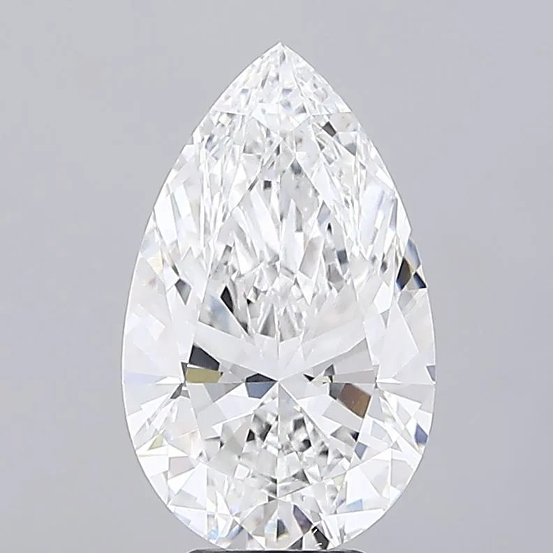 6.50ct Pear Lab Grown Diamond (Colour E, Clarity VVS2, IGI Certified)