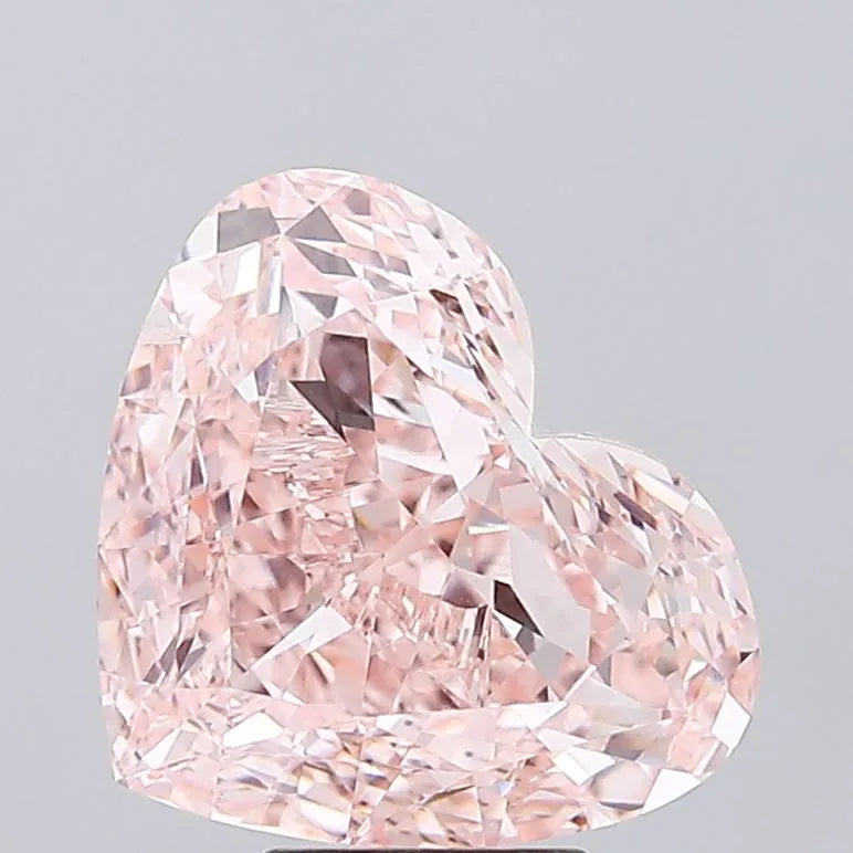 6.54ct Heart Lab Grown Diamond (Colour Fancy Intense Pink, Clarity VVS2, IGI Certified)