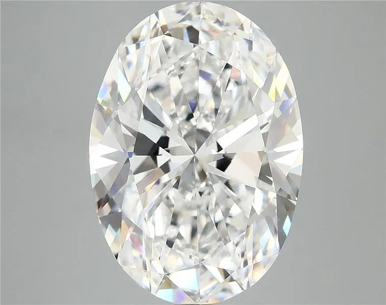 7.03ct Oval Lab Grown Diamond (Colour E, Clarity VVS2, IGI Certified)
