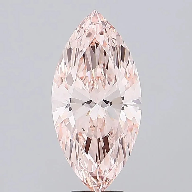 7.07ct Marquise Lab Grown Diamond (Colour Fancy Intense Pink, Clarity VVS2, IGI Certified)