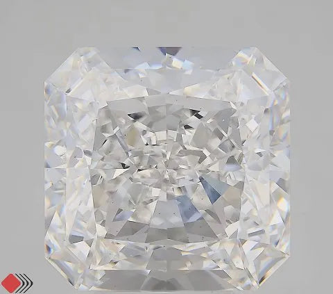 7.32ct Square radiant Lab Grown Diamond (Colour E, Clarity VVS2, IGI Certified)
