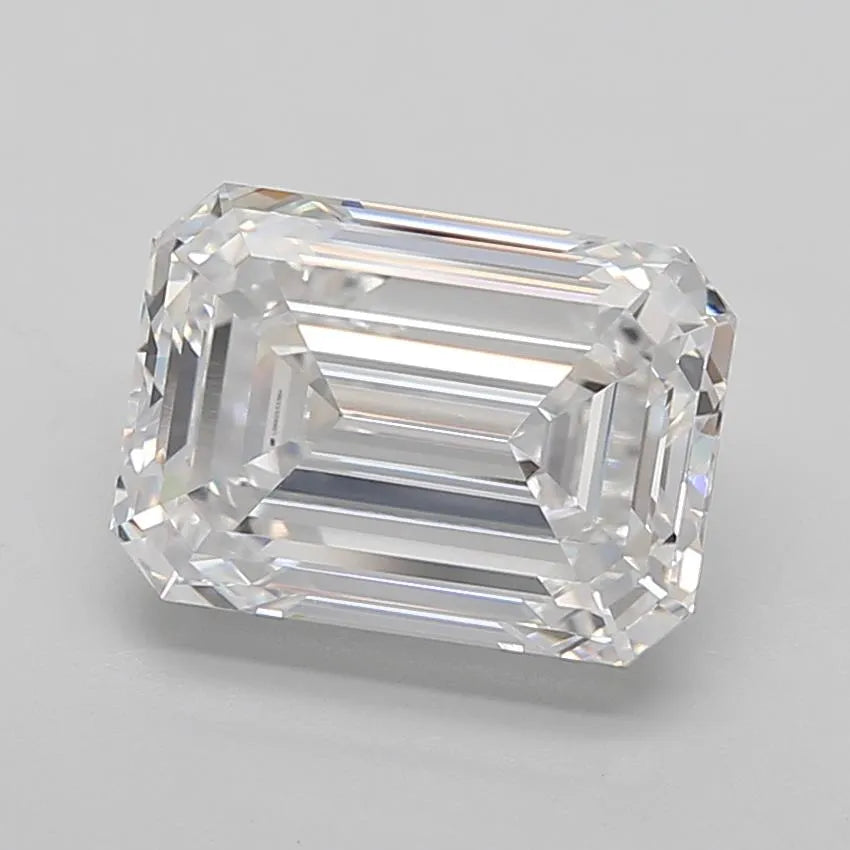 7.58ct Emerald Lab Grown Diamond (Colour D, Clarity VVS2, IGI Certified)