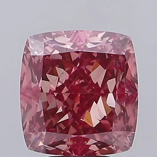 7.60ct Cushion modified Lab Grown Diamond (Colour Fancy Vivid Pink, Clarity VS1, IGI Certified)