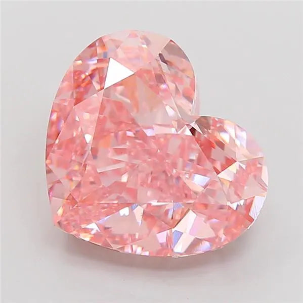 7.89ct Heart Lab Grown Diamond (Colour Fancy Intense Pink, Clarity VS1, IGI Certified)