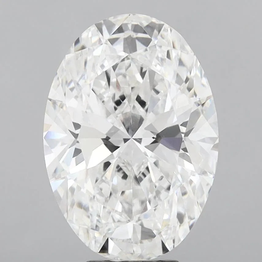 9.54ct Oval Lab Grown Diamond (Colour E, Clarity VVS2, IGI Certified)