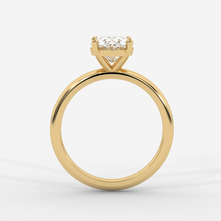 Solitaire Oval Ring