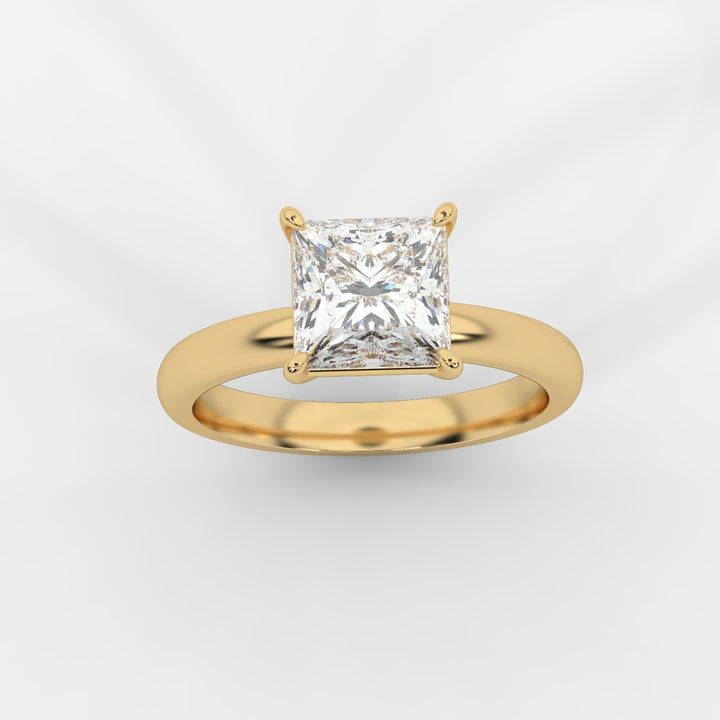 Solitaire Princess Ring