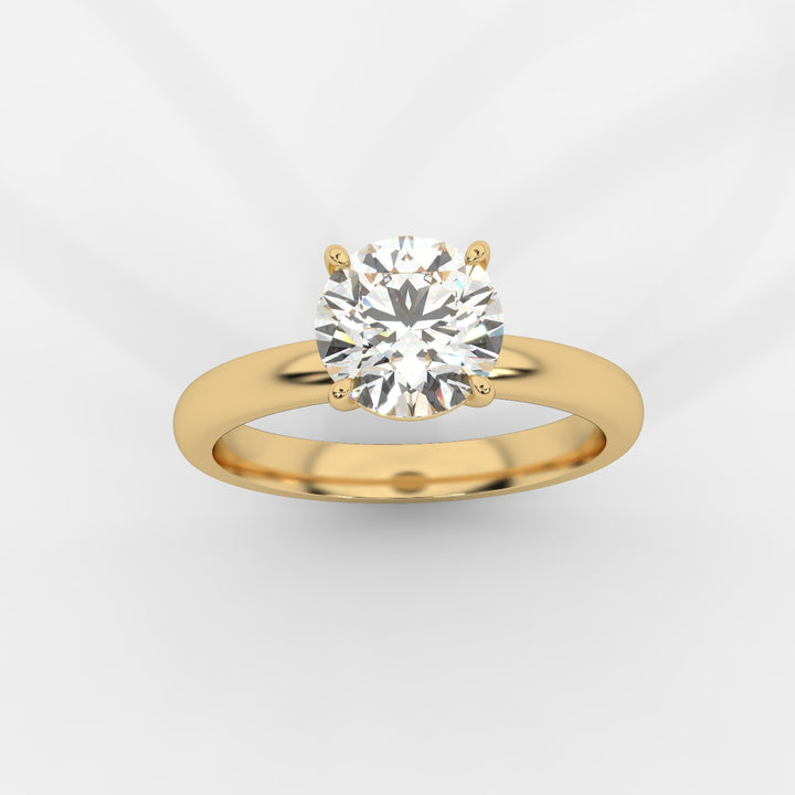 Solitaire Round Ring