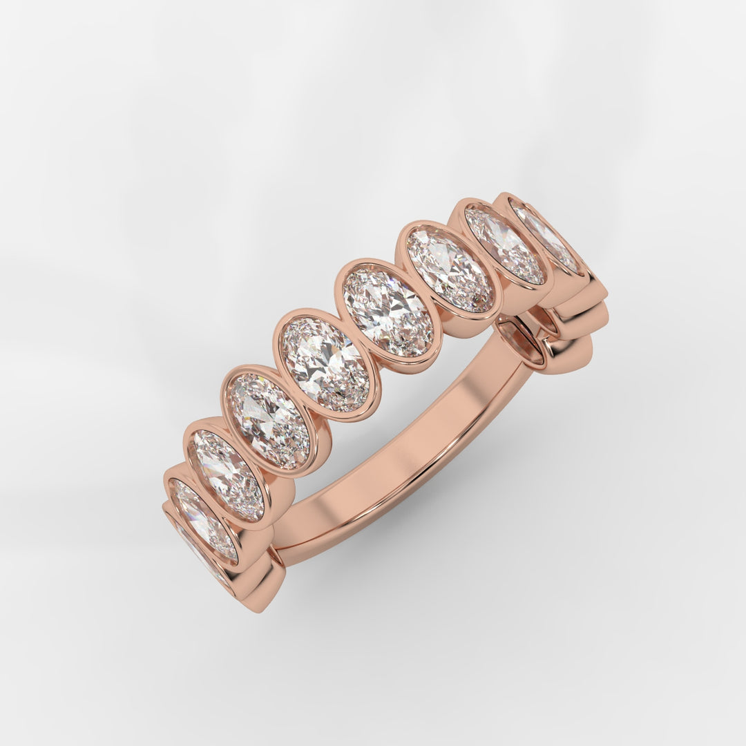 Oval Eternity Band