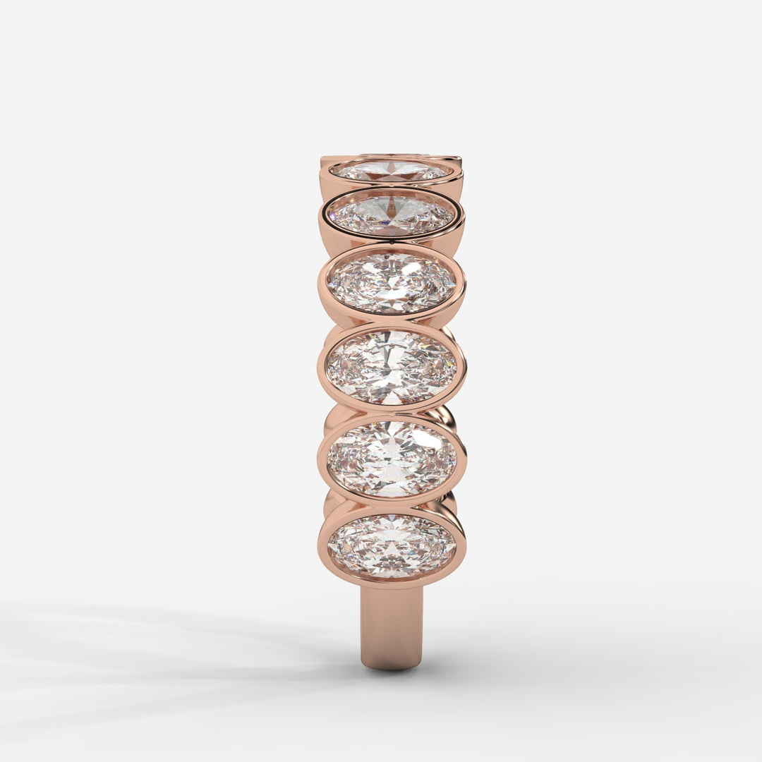 Oval Eternity Band