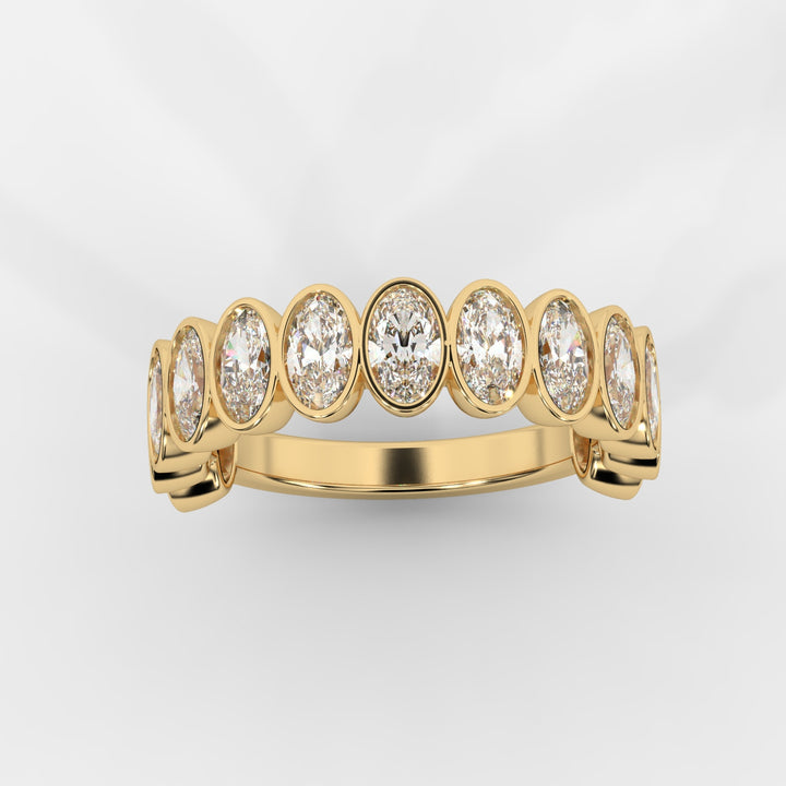 Oval Eternity Band