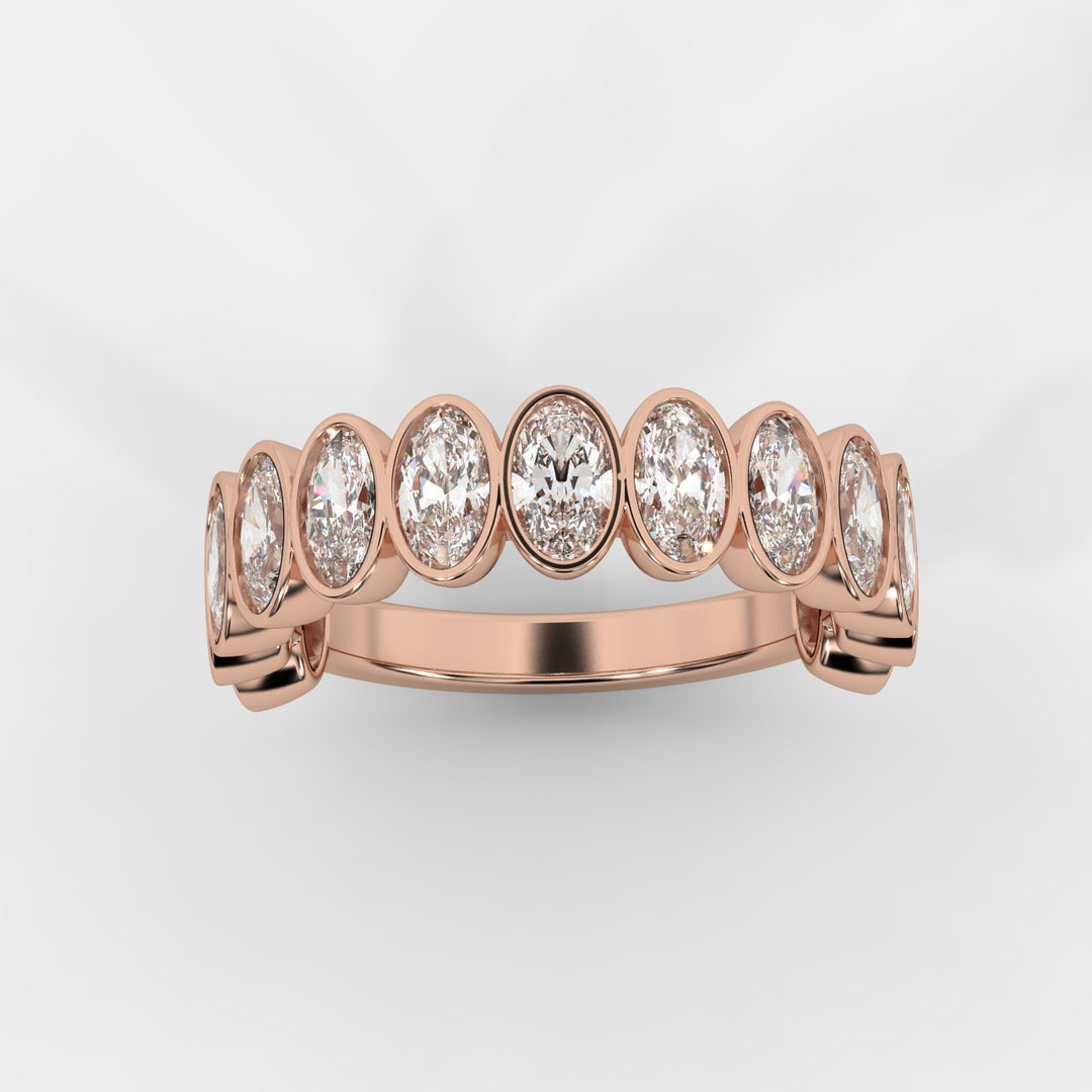 Oval Eternity Band