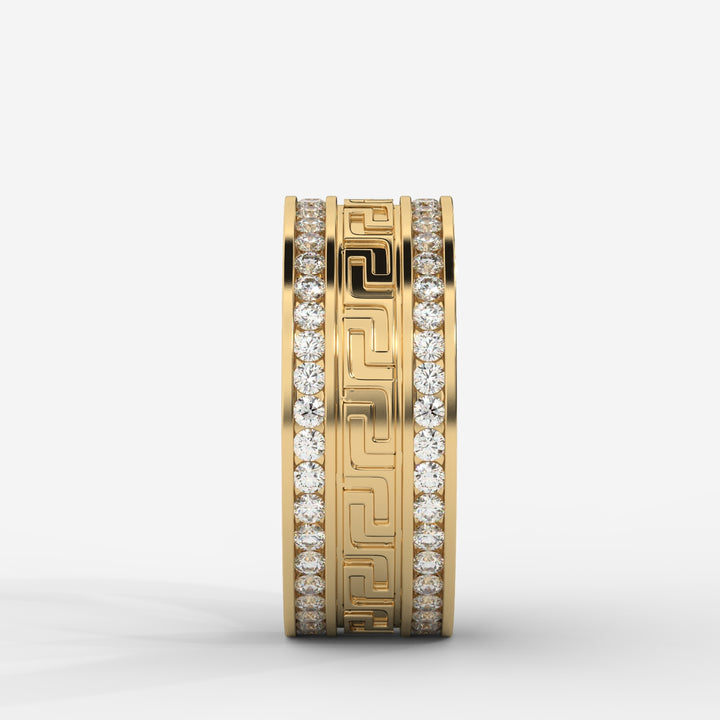 Greek Key Pattern Ring