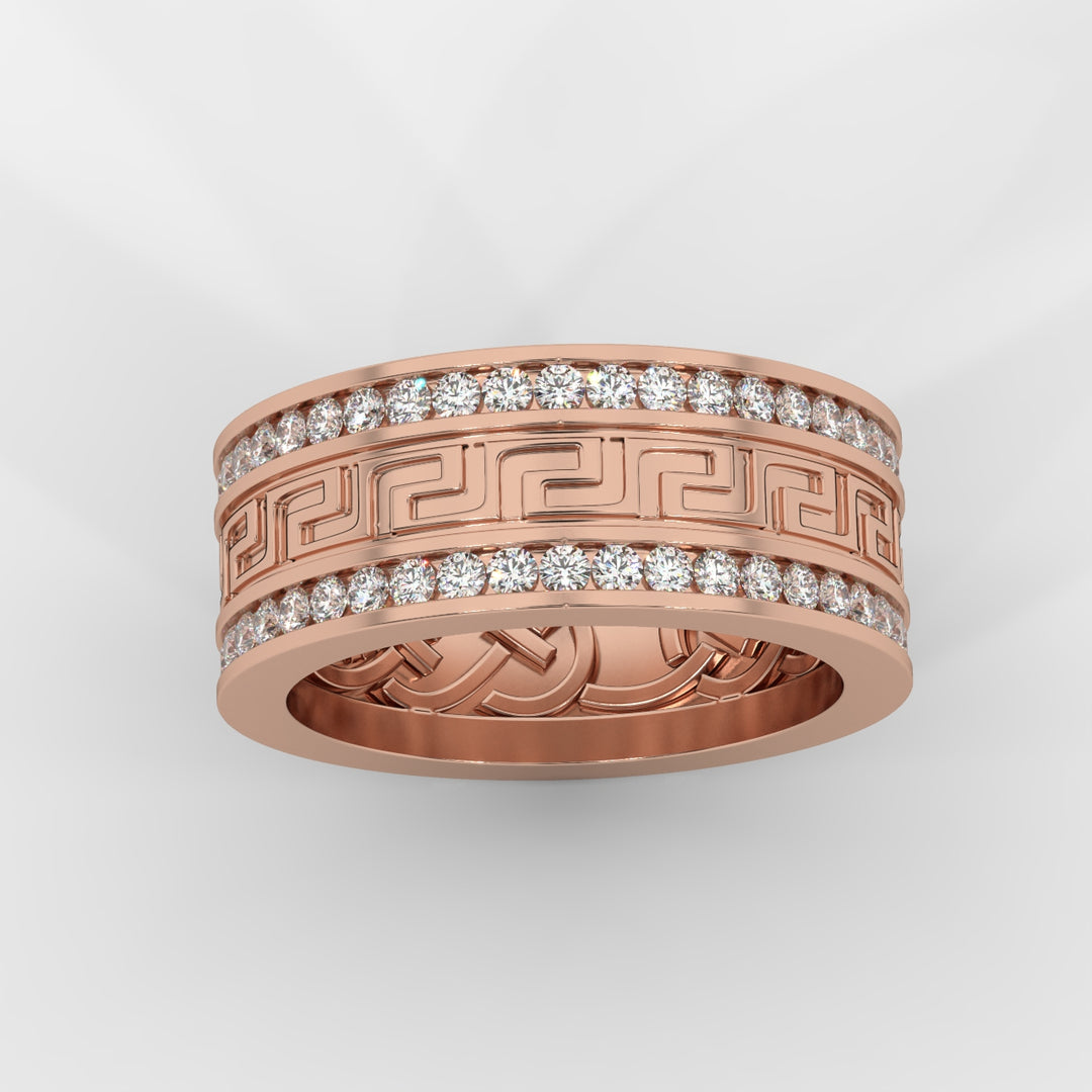 Greek Key Pattern Ring