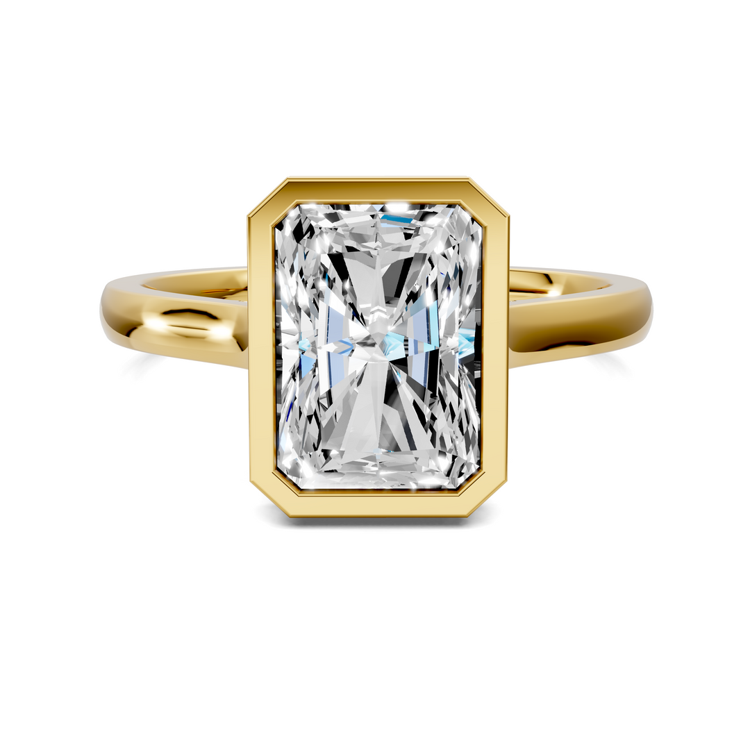Jazmin Bezel Halo Ring