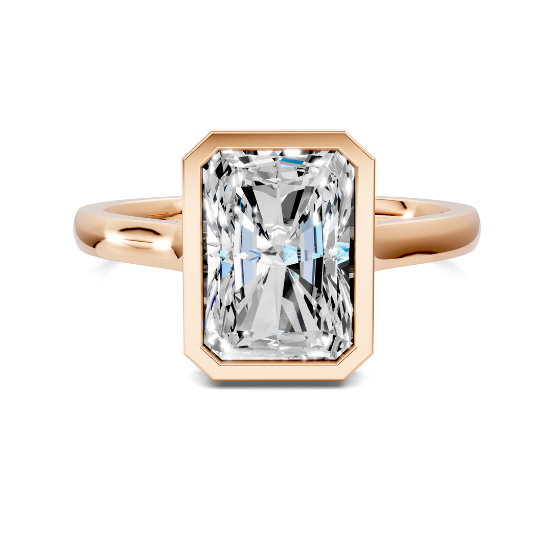 Jazmin Bezel Halo Ring