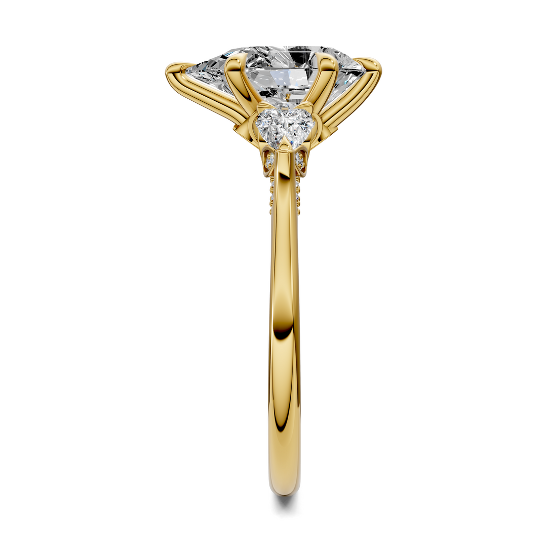 Lesley Nature Three Stone Ring